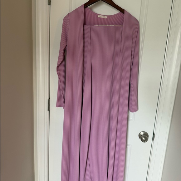 Canvas Maternity Maxi Dress - Picture 2 of 6